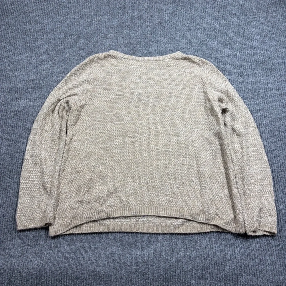 Croft & Barrow Sweater Bundle Women's XL Tan Beige Textured Knit Long Sleeve